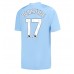 Billige Manchester City Kevin De Bruyne #17 Hjemmetrøye 2023-24 Kortermet